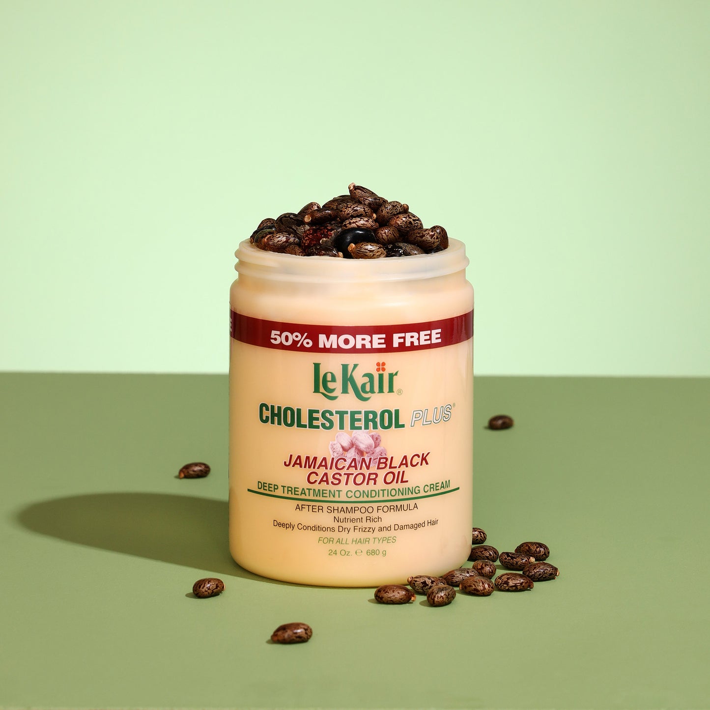 LeKair Cholesterol Plus Nourish & Repair Conditioning Cream with Jamaican Black Castor Oil