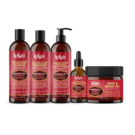 Biotin Healthy Hair Bundle LeKair Batana Oil