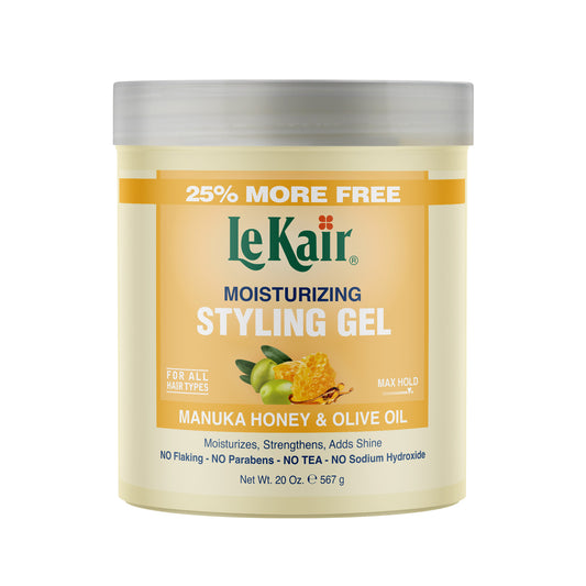 LeKair Moisturizing Styling Gel with Manuka Honey & Olive Oil